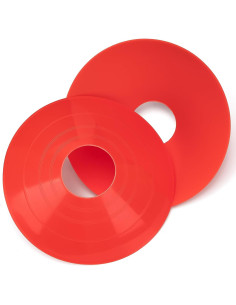 Conos de Disco de Entrenamiento BiAnYC 20 Piezas Rojo 2
