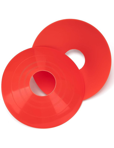 Conos de Disco de Entrenamiento BiAnYC 20 Piezas Rojo