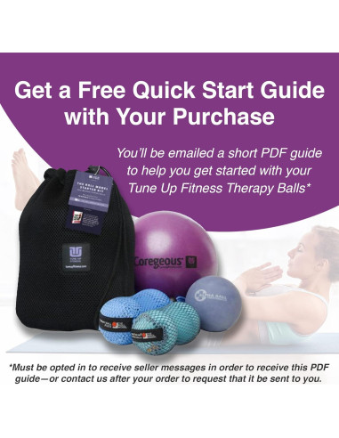 Pelota de Terapia Coregeous Tune Up Fitness - Alivio Espalda y Abdomen