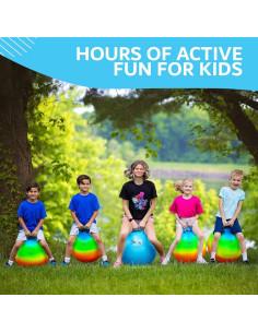 Bola Saltarina Xino Sports Naranja 56 cm para Niños y Adultos 2