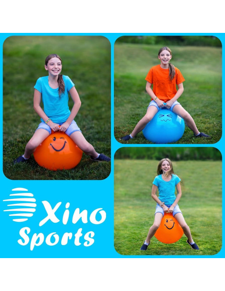 Bola Saltarina Xino Sports Naranja 56 cm para Niños y Adultos
