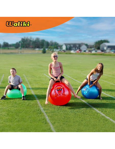 Pelota Saltarina Waliki 45 cm para Niños 3-6 Años Azul