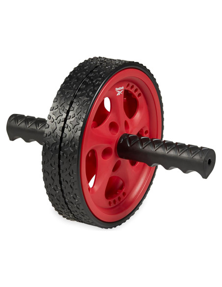 Rueda Abdominal Reebok - Rojo, 100 kg, Ergonomía y Tracción