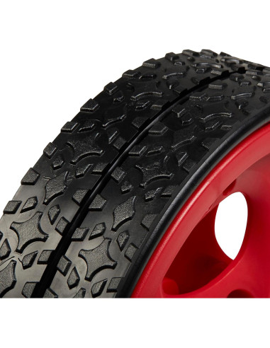 Rueda Abdominal Reebok - Rojo, 100 kg, Ergonomía y Tracción