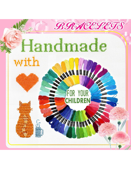 Hilo de Bordado Algodón 50 Colores Arcoíris LE PAON 800 cm