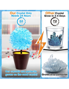 Kit de Crecimiento de Cristales GobiDex para Niños 6-12 Años 2