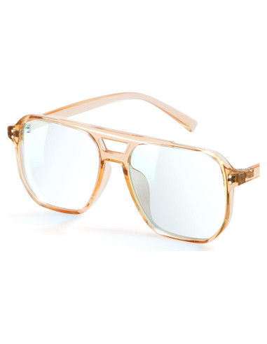 Gafas de Bloqueo de Luz Azul Livho Aviador Cuadradas