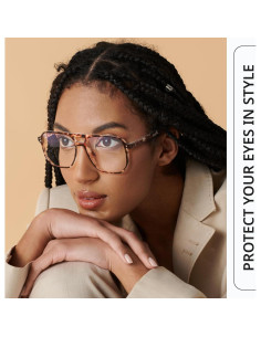 Gafas de Bloqueo de Luz Azul Livho Aviador Cuadradas 2