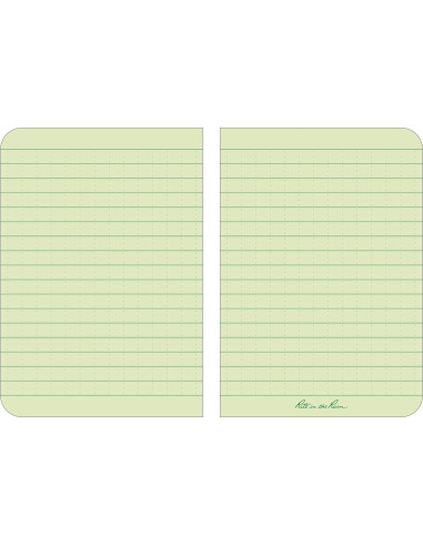 Cuaderno de Bolsillo Rite in the Rain Verde 3.5" x 5" Impermeable