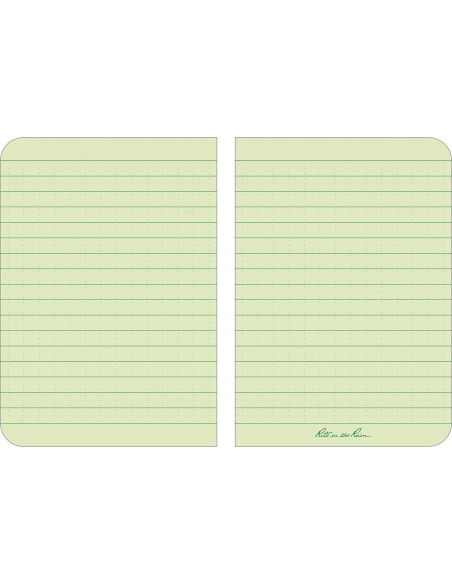 Cuaderno de Bolsillo Rite in the Rain Verde 3.5" x 5" Impermeable Cuaderno de Bolsillo Rite in the Rain Verde 3.5" x 5" Impermeable