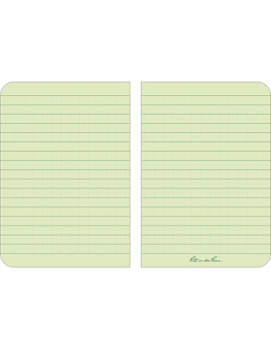 Cuaderno de Bolsillo Rite in the Rain Verde 3.5" x 5" Impermeable