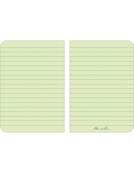 Cuaderno de Bolsillo Rite in the Rain Verde 3.5" x 5" Impermeable Cuaderno de Bolsillo Rite in the Rain Verde 3.5" x 5" Impermeable