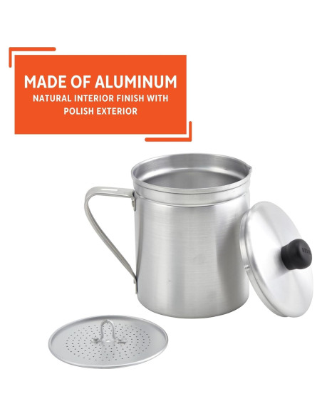 Dispensador de Grasa de Aluminio IMUSA 1.42 Litros Plata