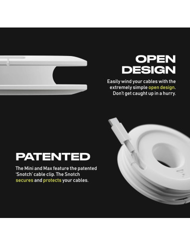 Organizador de Cables Fuse Max 4-Pack Negro 304.8 cm