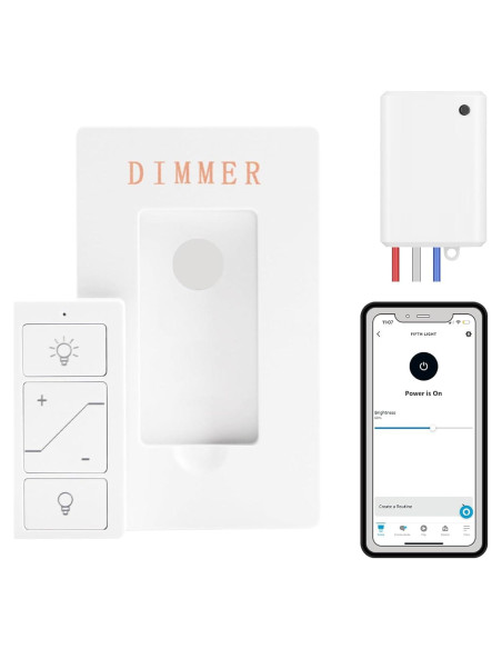 Interruptor de Luz Inalámbrico HUMPPTOM Regulador 200W Alexa