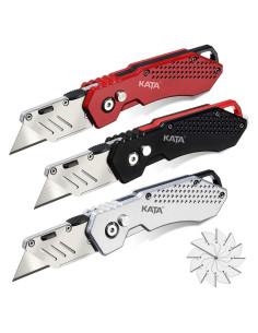 Cuchillo Utility Plegable KATA 3-Pack con 12 Cuchillas SK5