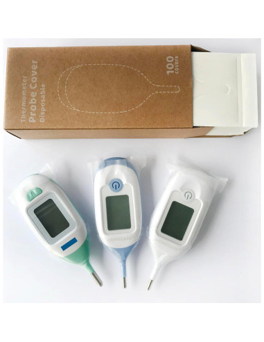 Cubiertas desechables para termómetros rectales PAPA-MEET - 100 pcs