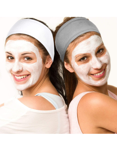 Cinta para la cabeza facial Whaline Spa 3 piezas - Suave y ajustable