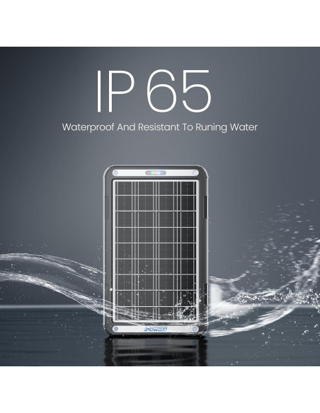 Cargador Solar de Batería POWOXI 15W 12V con MPPT