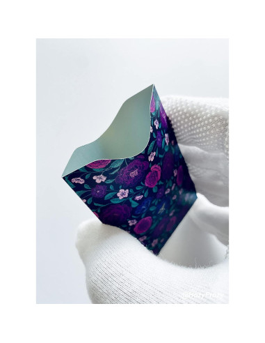 8 Fundas Bloqueadoras RFID PokCat en Púrpura, Diseño Único