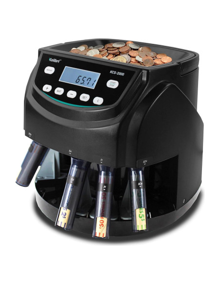 Kolibri KCS-2000 Máquina Contadora de Monedas Profesional