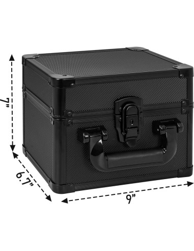 Caja de almacenamiento de tarjetas OUUTMEE - Aluminio, 40 láminas