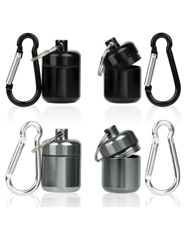 Estuche de Transporte Cecliy para Tapones de Oído - 4 Paquetes Metal