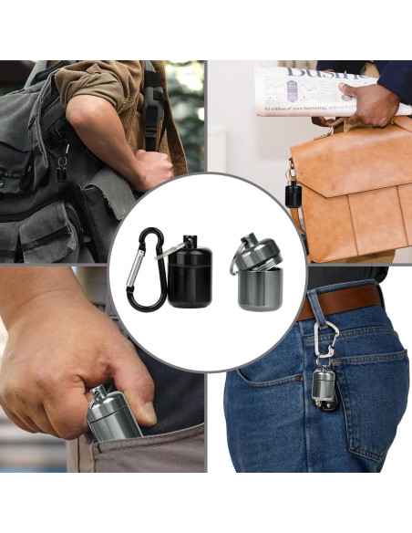 Estuche de Transporte Cecliy para Tapones de Oído - 4 Paquetes Metal Estuche de Transporte Cecliy para Tapones de Oído - 4 Paquetes Metal