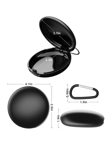 Estuche Organizador Yawsoy para Tapones de Oídos Negro