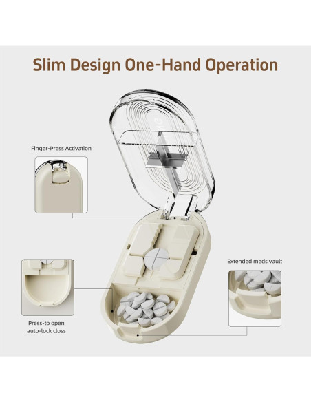 Cortador de Pastillas Quikyoung Profesional Acero Inoxidable 8.2cm