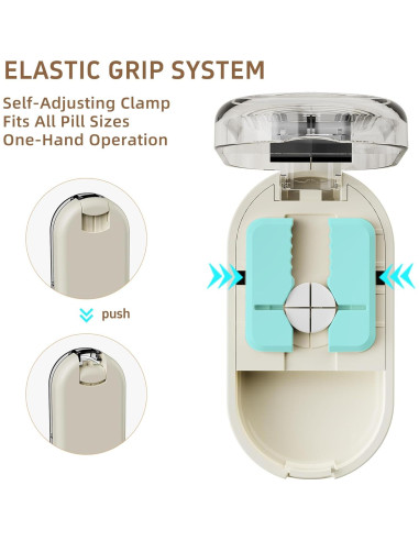 Cortador de Pastillas Quikyoung Profesional Acero Inoxidable 8.2cm