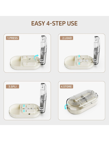 Cortador de Pastillas Quikyoung Profesional Acero Inoxidable 8.2cm