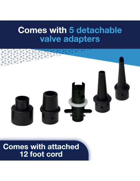 Bomba de Aire Eléctrica WOW Sports 2.0 PSI 600 L/min Naranja