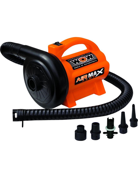 Bomba de Aire Eléctrica WOW Sports 2.0 PSI 600 L/min Naranja