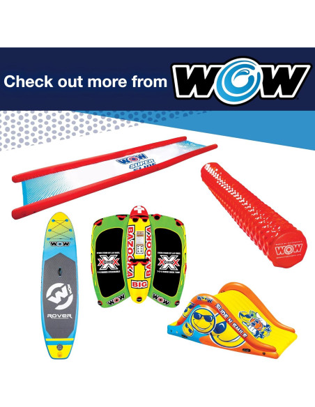 Bomba de Aire Eléctrica WOW Sports 2.0 PSI 600 L/min Naranja