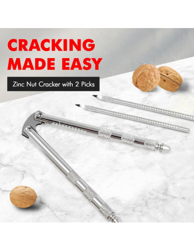 Cascanueces Clásico Chef Craft 17.15 cm Acero Inoxidable