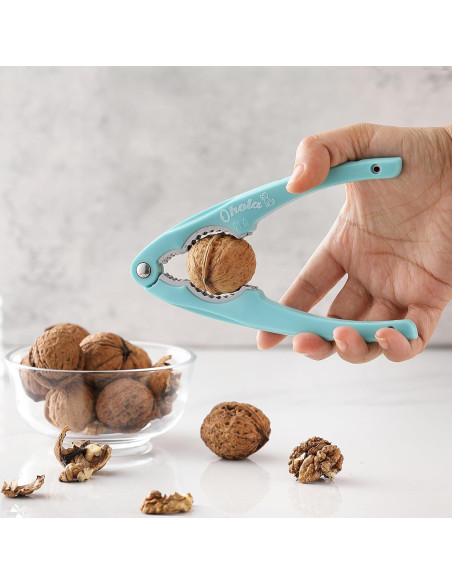 Cascanueces de Acero Inoxidable OHOLA - 2 Piezas, Mango Ergonómico