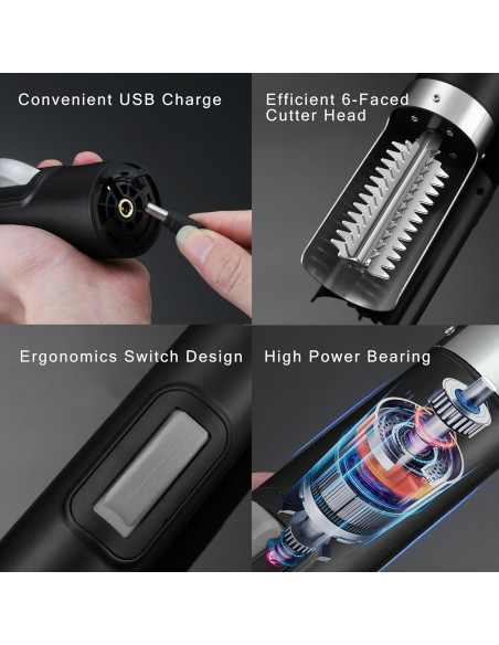 Escalador de Pescado Eléctrico YiDeyuLL 5500 RPM Inalámbrico