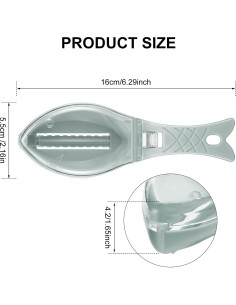 Juego de 3 Removedores de Escamas de Pescado Honoson 2