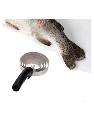 Escalador de Pescado Acero Inoxidable Ergonomico 130g