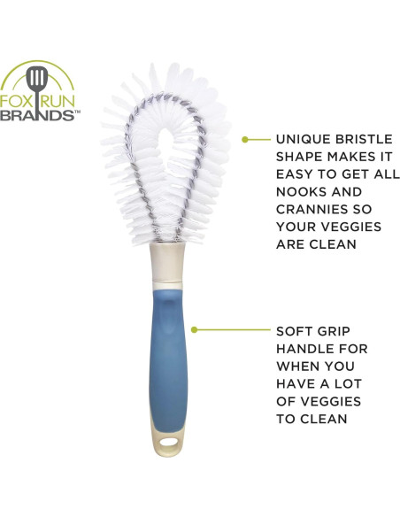 Cepillo de Limpieza de Verduras Fox Run con Mango Ergonómico