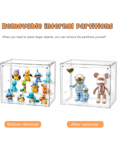 Caja de Exhibición Acrílica Transparente Adoture 27x23cm