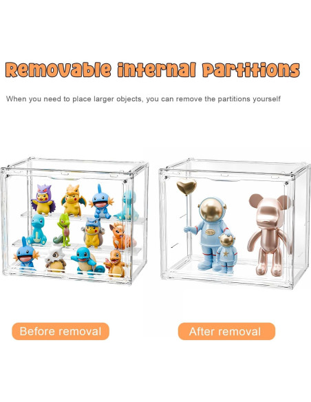 Caja de Exhibición Acrílica Transparente Adoture 27x23cm