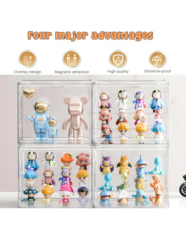 Caja de Exhibición Acrílica Transparente Adoture 27x23cm