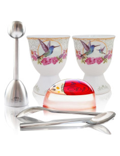 Conjunto de Tazas para Huevos Cocidos NobleEgg - 2 Piezas