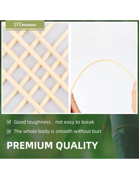 200 Brochetas de Bambú 30.48 cm DTmasao para BBQ y Aperitivos