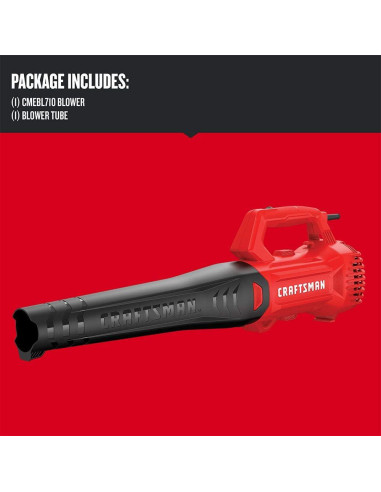 Soplador Axial Eléctrico CRAFTSMAN CMEBL710 225 km/h