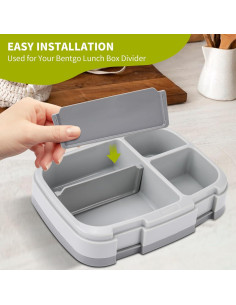 Divisores de Silicona Axlksia para Caja de Almuerzo Bentgo - 3 Pcs 2