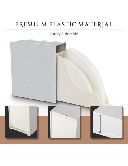 Soporte de Filtro de Café CAFEMASY - Organizador Plateado para 100 Filtros