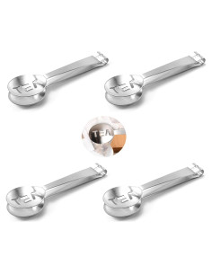 4 Piezas Exprimidor de Bolsas de Té Acero Inoxidable CCDANSIYUCR